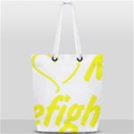 I Love My Firefighter Full Print Rope Handle Tote (Small)