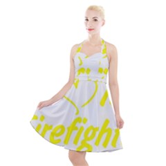 Halter Party Swing Dress  