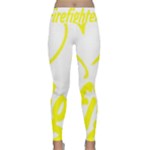 I Love My Firefighter Lightweight Velour Classic Yoga Leggings