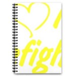 I Love My Firefighter 5.5  x 8.5  Notebook