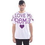 I Love My Fireman Men s Sports Mesh Tee