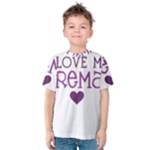 I Love My Fireman Kids  Cotton Tee