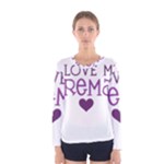 I Love My Fireman Women s Long Sleeve Tee