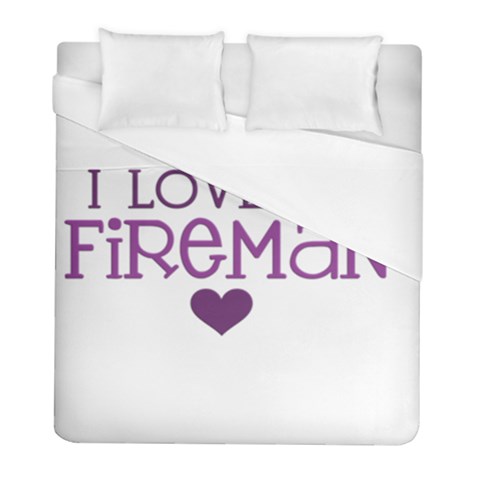 I Love My Fireman Duvet Cover (Full/ Double Size) from ArtsNow.com