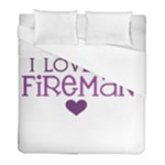 I Love My Fireman Duvet Cover (Full/ Double Size)