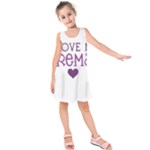 I Love My Fireman Kids  Sleeveless Dress