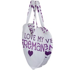 Giant Heart Shaped Tote 