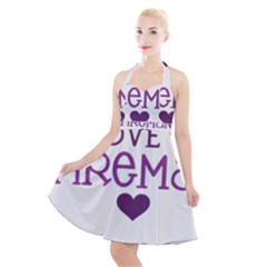 Halter Party Swing Dress  