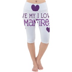 Lightweight Velour Cropped Yoga Leggings 