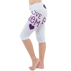 Lightweight Velour Cropped Yoga Leggings 