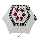 I Love My Fireman Mini Folding Umbrella