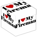 I Love My Fireman Storage Stool 12 