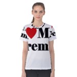 I Love My Fireman Women s Cotton Tee