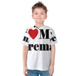 I Love My Fireman Kids  Cotton Tee