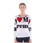 I Love My Fireman Women s Long Sleeve Tee