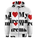 I Love My Fireman Men s Zipper Hoodie