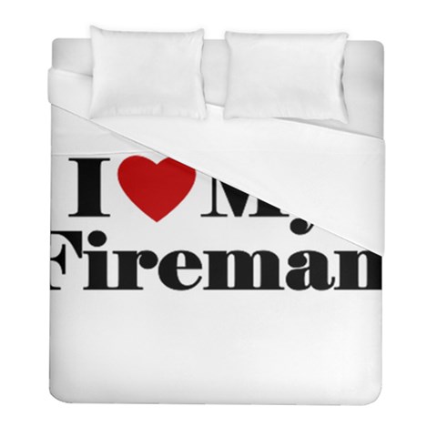 I Love My Fireman Duvet Cover (Full/ Double Size) from ArtsNow.com