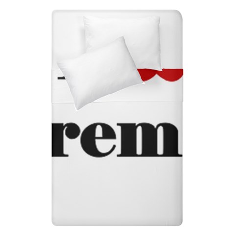 I Love My Fireman Duvet Cover Double Side (Single Size) from ArtsNow.com