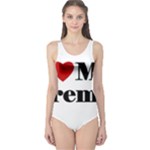 I Love My Fireman One Piece Swimsuit