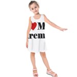 I Love My Fireman Kids  Sleeveless Dress