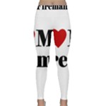 I Love My Fireman Lightweight Velour Classic Yoga Leggings