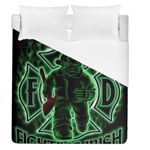 Fighting Irish Duvet Cover (Queen Size) from ArtsNow.com