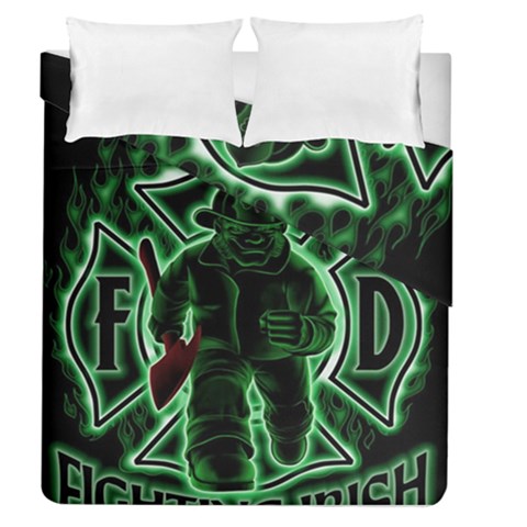 Fighting Irish Duvet Cover Double Side (Queen Size) from ArtsNow.com