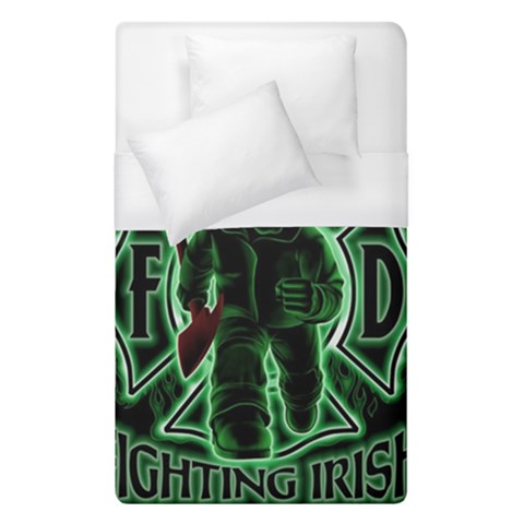 Fighting Irish Duvet Cover (Single Size) from ArtsNow.com