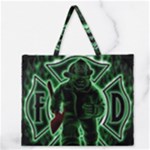 Fighting Irish Zipper Large Tote Bag