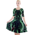 Fighting Irish Quarter Sleeve A-Line Dress