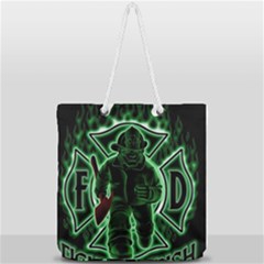 Full Print Rope Handle Tote (Large) 