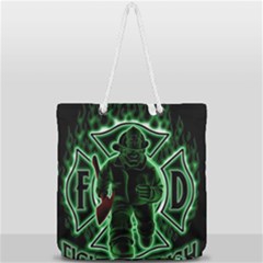 Full Print Rope Handle Tote (Large) 