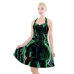 Halter Party Swing Dress  