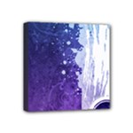 Purple Splash Mini Canvas 4  x 4  (Stretched)