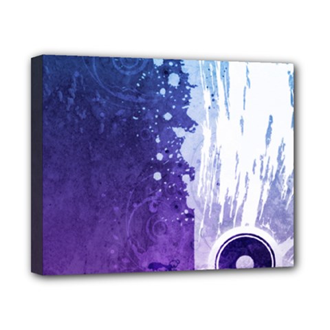 Purple Splash Canvas 10  x 8  (Stretched) from ArtsNow.com