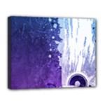 Purple Splash Canvas 14  x 11  (Stretched)