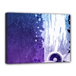 Purple Splash Canvas 16  x 12  (Stretched)