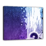 Purple Splash Canvas 20  x 16  (Stretched)