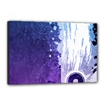 Purple Splash Canvas 18  x 12  (Stretched)