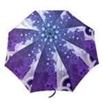 Purple Splash Folding Umbrella