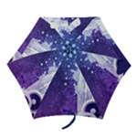 Purple Splash Mini Folding Umbrella