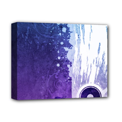 Purple Splash Deluxe Canvas 14  x 11  (Stretched) from ArtsNow.com