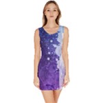 Purple Splash Bodycon Dress