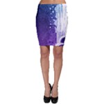 Purple Splash Bodycon Skirt