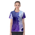 Purple Splash Women s Sport Mesh Tee