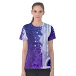 Purple Splash Women s Cotton Tee