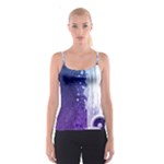 Purple Splash Spaghetti Strap Top