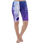 Purple Splash Cropped Leggings 