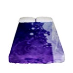 Purple Splash Fitted Sheet (Full/ Double Size)