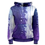 Purple Splash Women s Pullover Hoodie